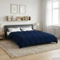 vidaXL Κουβέρτα ολόκληρου του χρόνου 200 x 240 cm 4 Εποχές Σκούρο Μπλε