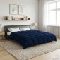 vidaXL Κουβέρτα ολόκληρου του χρόνου 220 x 260 cm 4 Εποχές Σκούρο Μπλε