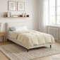 vidaXL Κουβέρτα ολόκληρου του χρόνου 140 x 220 cm 4 Εποχές Κρεμ