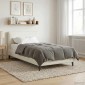vidaXL Χειμερινό Παπλωματοθήκη 140 x 220 cm Χειμώνας Ανοιχτό γκρι
