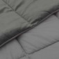 vidaXL Χειμερινό Παπλωματοθήκη 140 x 220 cm Χειμώνας Ανοιχτό γκρι