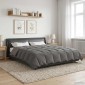 vidaXL Χειμερινό Παπλωματοθήκη 200 x 240 cm Χειμώνας Ανοιχτό γκρι