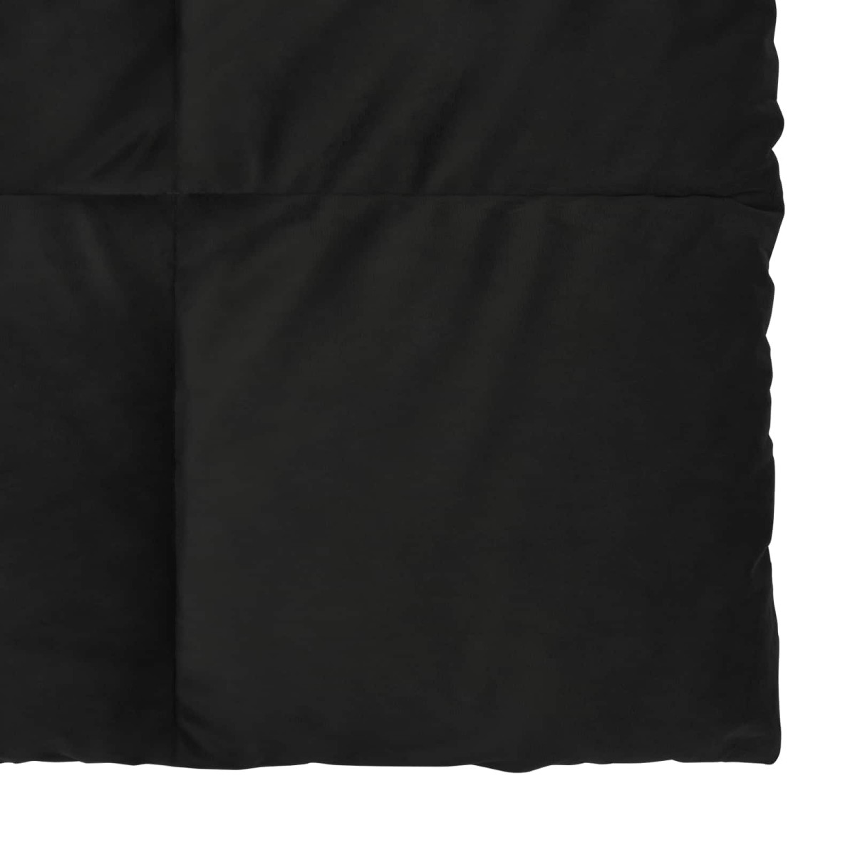 vidaXL Χειμερινό Παπλωματοθήκη 140 x 220 cm Χειμώνας Μαύρο Αναπνεύσιμο