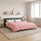 vidaXL Χειμερινό Παπλωματοθήκη 220 x 240 cm Χειμώνας Ροζ Αναπνεύσιμο