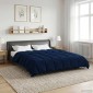 vidaXL Χειμερινό Παπλωματοθήκη 200 x 240 cm Χειμώνας Σκούρο Μπλε