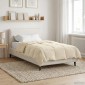 vidaXL Χειμερινό Παπλωματοθήκη 155 x 220 cm Χειμώνας Κρεμ Αναπνεύσιμο
