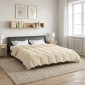 vidaXL Χειμερινό Παπλωματοθήκη 220 x 260 cm Χειμώνας Κρεμ Αναπνεύσιμο