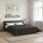 vidaXL Καλοκαιρινό Παπλωματοθήκη 200 x 220 cm Καλοκαίρι Ανθρακί