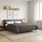 vidaXL Καλοκαιρινό Παπλωματοθήκη 220 x 240 cm Καλοκαίρι Ανθρακί