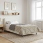 vidaXL Καλοκαιρινό Παπλωματοθήκη 135 x 200 cm Καλοκαίρι Ανοιχτό γκρι
