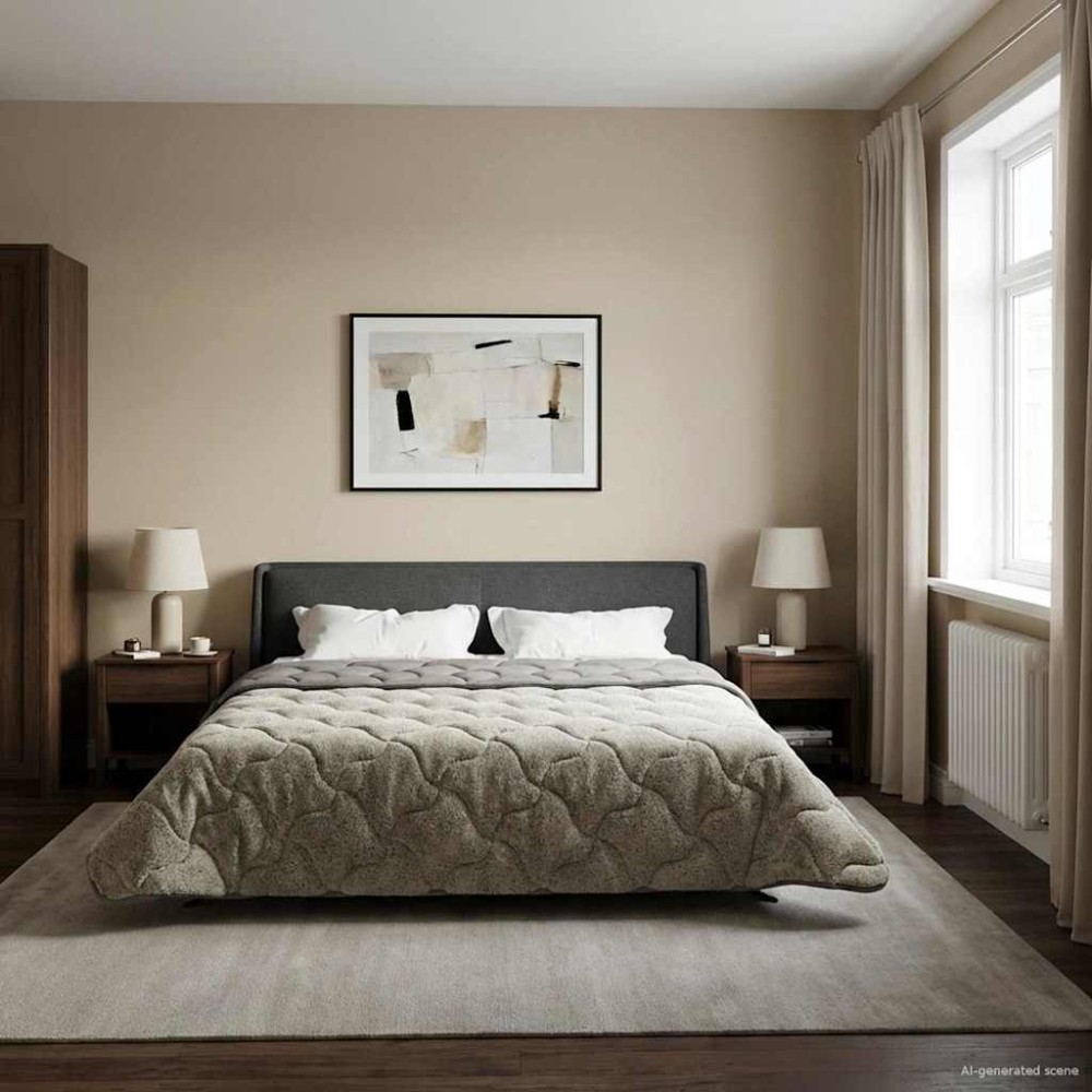 vidaXL Καλοκαιρινό Παπλωματοθήκη 200 x 220 cm Καλοκαίρι Ανοιχτό γκρι