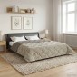 vidaXL Καλοκαιρινό Παπλωματοθήκη 200 x 220 cm Καλοκαίρι Ανοιχτό γκρι