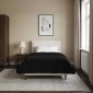 vidaXL Καλοκαιρινό Παπλωματοθήκη 135 x 200 cm Καλοκαίρι Μαύρο
