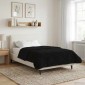 vidaXL Καλοκαιρινό Παπλωματοθήκη 140 x 220 cm Καλοκαίρι Μαύρο