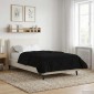 vidaXL Καλοκαιρινό Παπλωματοθήκη 155 x 220 cm Καλοκαίρι Μαύρο