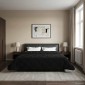 vidaXL Καλοκαιρινό Παπλωματοθήκη 220 x 260 cm Καλοκαίρι Μαύρο