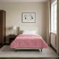 vidaXL Καλοκαιρινό Παπλωματοθήκη 155 x 220 cm Καλοκαίρι Ροζ