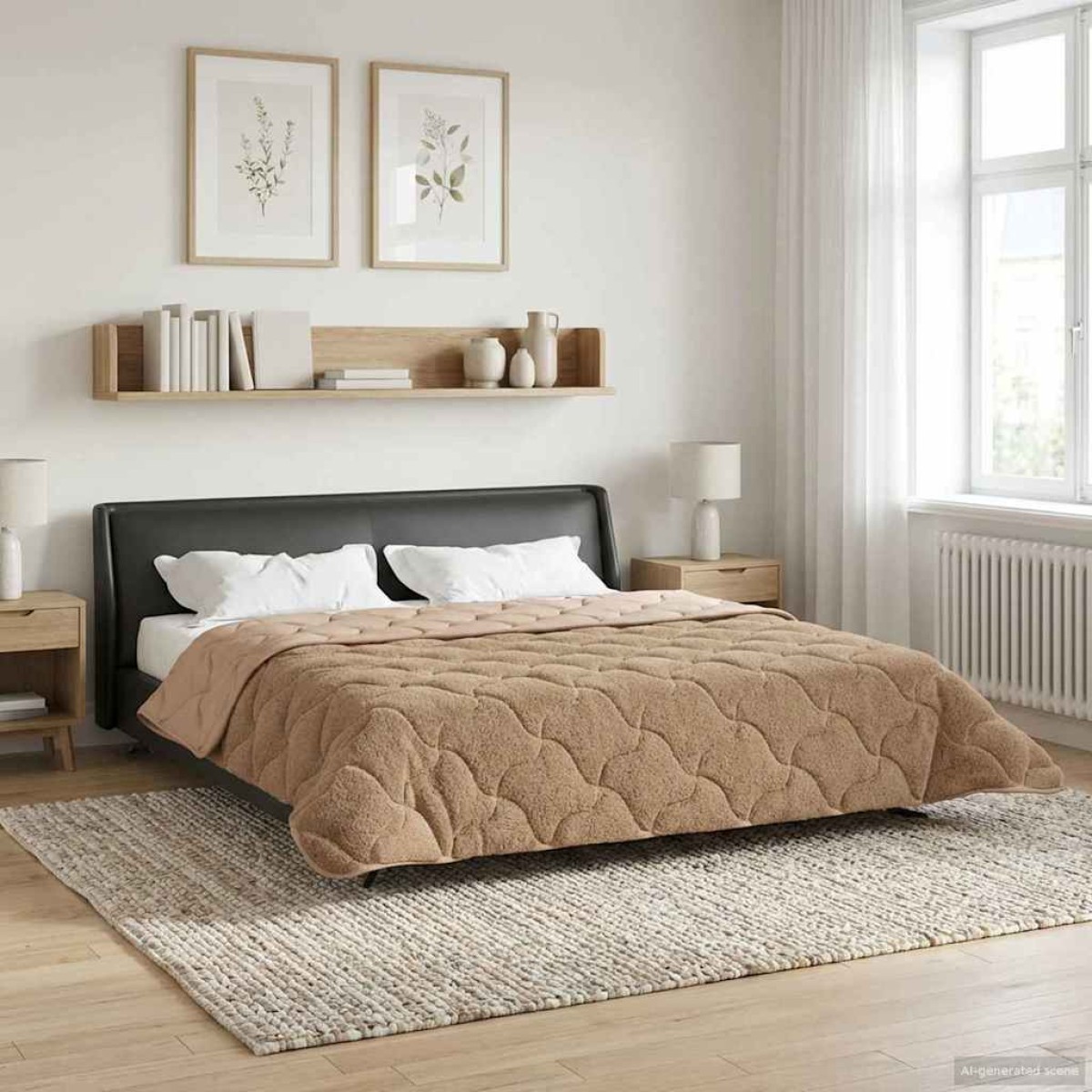 vidaXL Καλοκαιρινό Παπλωματοθήκη 200 x 220 cm Καλοκαίρι Taupe