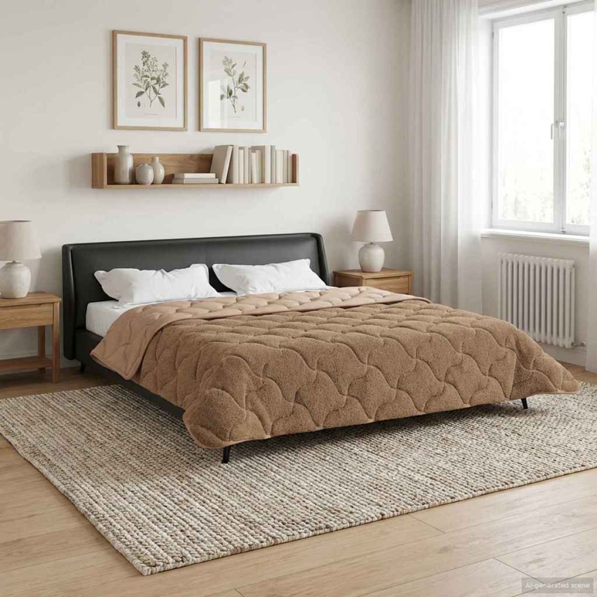 vidaXL Καλοκαιρινό Παπλωματοθήκη 220 x 240 cm Καλοκαίρι Taupe