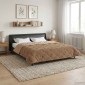 vidaXL Καλοκαιρινό Παπλωματοθήκη 220 x 240 cm Καλοκαίρι Taupe