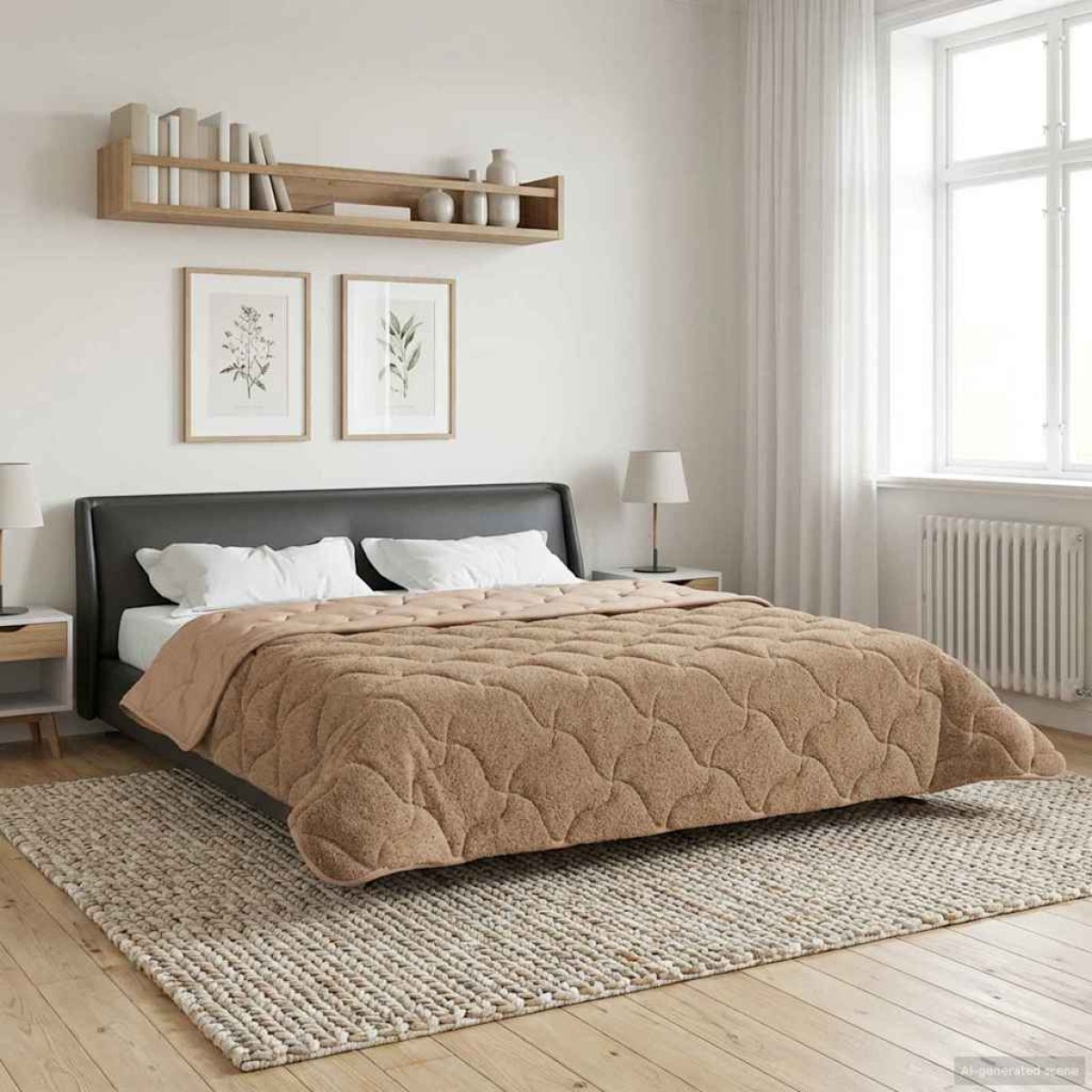 vidaXL Καλοκαιρινό Παπλωματοθήκη 220 x 260 cm Καλοκαίρι Taupe