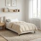 vidaXL Καλοκαιρινό Παπλωματοθήκη 135 x 200 cm Καλοκαίρι Κρεμ