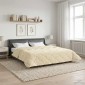 vidaXL Καλοκαιρινό Παπλωματοθήκη 220 x 240 cm Καλοκαίρι Κρεμ