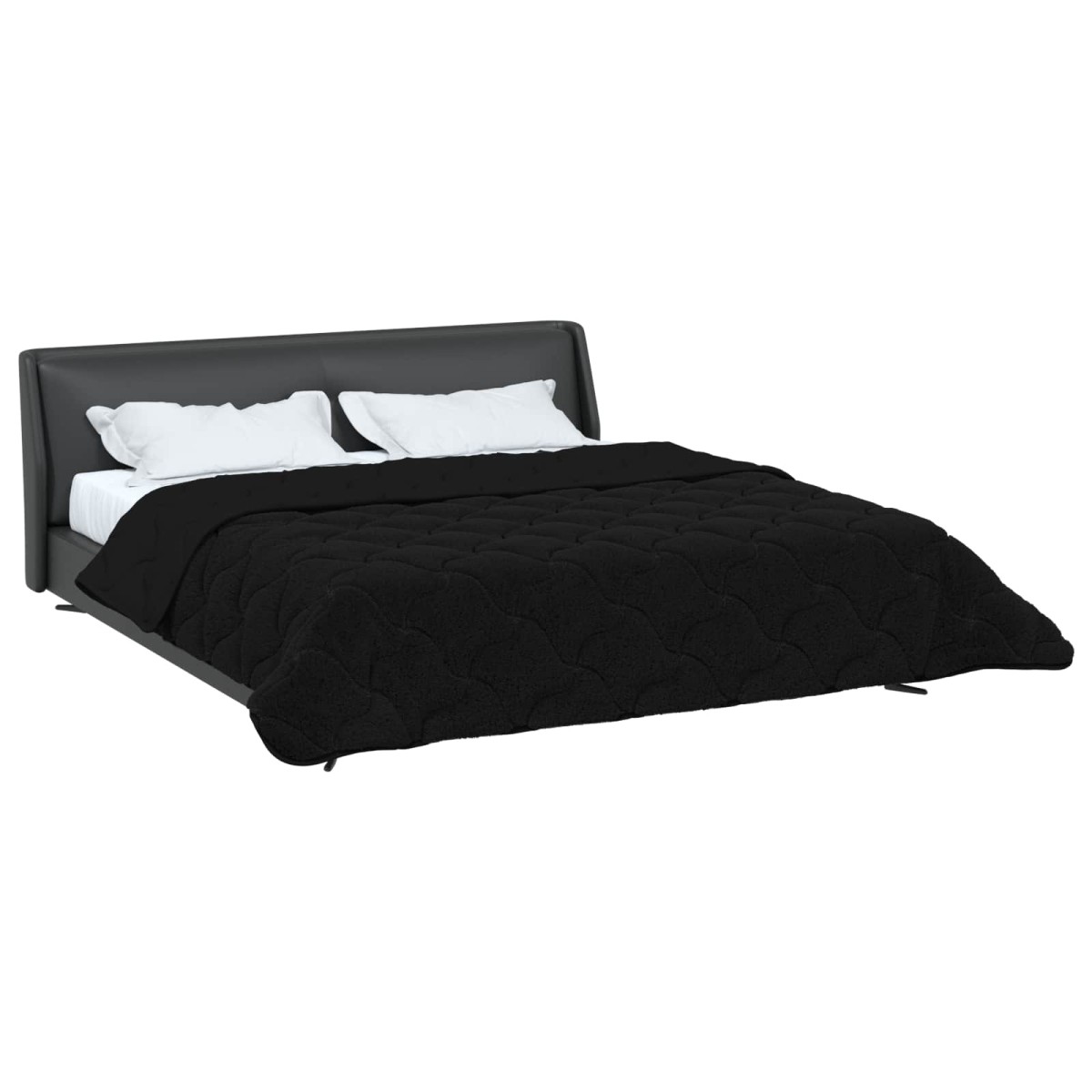 vidaXL Κουβέρτα ολόκληρου του χρόνου Ουαντινγκ Μαύρο 220 x 240 cm