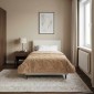 vidaXL Κουβέρτα ολόκληρου του χρόνου 135 x 200 cm Όχι Taupe