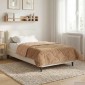 vidaXL Κουβέρτα ολόκληρου του χρόνου 135 x 200 cm Όχι Taupe