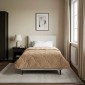 vidaXL Κουβέρτα ολόκληρου του χρόνου 155 x 220 cm Όχι Taupe