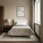 vidaXL Χειμερινό Παπλωματοθήκη 140 x 220 cm Χειμώνας Ανοιχτό γκρι