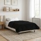 vidaXL Χειμερινό Παπλωματοθήκη 135 x 200 cm Χειμώνας Μαύρο Αναπνεύσιμο