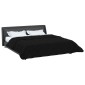 vidaXL Χειμερινό Παπλωματοθήκη 200 x 240 cm Χειμώνας Μαύρο Αναπνεύσιμο