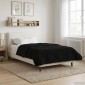 vidaXL Χειμερινό Παπλωματοθήκη 155 x 220 cm Χειμώνας Μαύρο Αναπνεύσιμο