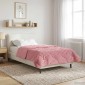 vidaXL Χειμερινό Παπλωματοθήκη 135 x 200 cm Χειμώνας Ροζ Αναπνεύσιμο