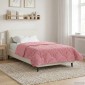 vidaXL Χειμερινό Παπλωματοθήκη 135 x 200 cm Χειμώνας Ροζ Αναπνεύσιμο
