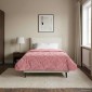 vidaXL Χειμερινό Παπλωματοθήκη 155 x 220 cm Χειμώνας Ροζ Αναπνεύσιμο