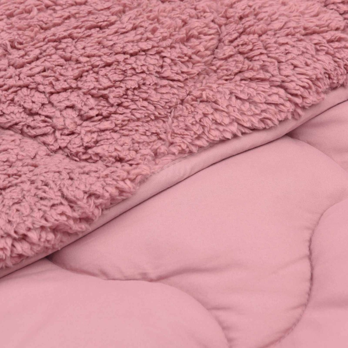 vidaXL Χειμερινό Παπλωματοθήκη 200 x 220 cm Χειμώνας Ροζ Αναπνεύσιμο