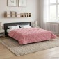 vidaXL Χειμερινό Παπλωματοθήκη 200 x 220 cm Χειμώνας Ροζ Αναπνεύσιμο