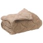 vidaXL Χειμερινό Παπλωματοθήκη 200 x 200 cm Χειμώνας Taupe Αναπνεύσιμο