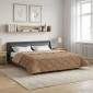 vidaXL Χειμερινό Παπλωματοθήκη 200 x 200 cm Χειμώνας Taupe Αναπνεύσιμο