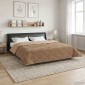 vidaXL Χειμερινό Παπλωματοθήκη 200 x 240 cm Χειμώνας Taupe Αναπνεύσιμο