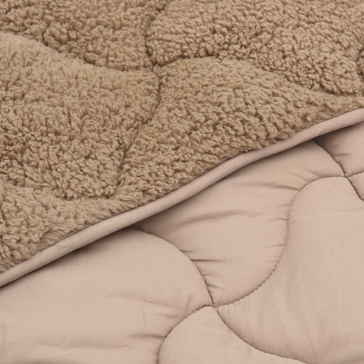 vidaXL Χειμερινό Παπλωματοθήκη 200 x 220 cm Χειμώνας Taupe Αναπνεύσιμο