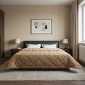 vidaXL Χειμερινό Παπλωματοθήκη 220 x 260 cm Χειμώνας Taupe Αναπνεύσιμο