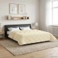 vidaXL Χειμερινό Παπλωματοθήκη 200 x 240 cm Χειμώνας Κρεμ Αναπνεύσιμο