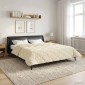 vidaXL Χειμερινό Παπλωματοθήκη 220 x 240 cm Χειμώνας Κρεμ Αναπνεύσιμο