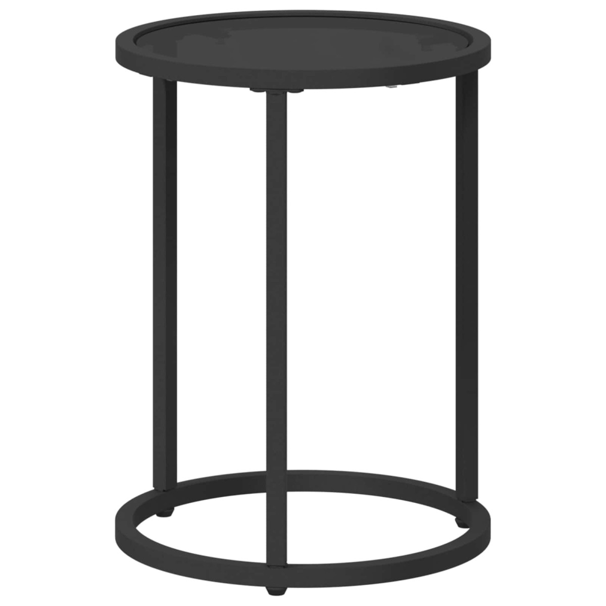 vidaXL Σετ Τραπεζιού Για Καφέ 2 τμχ. 55 x 55 x 45 cm ατσάλι