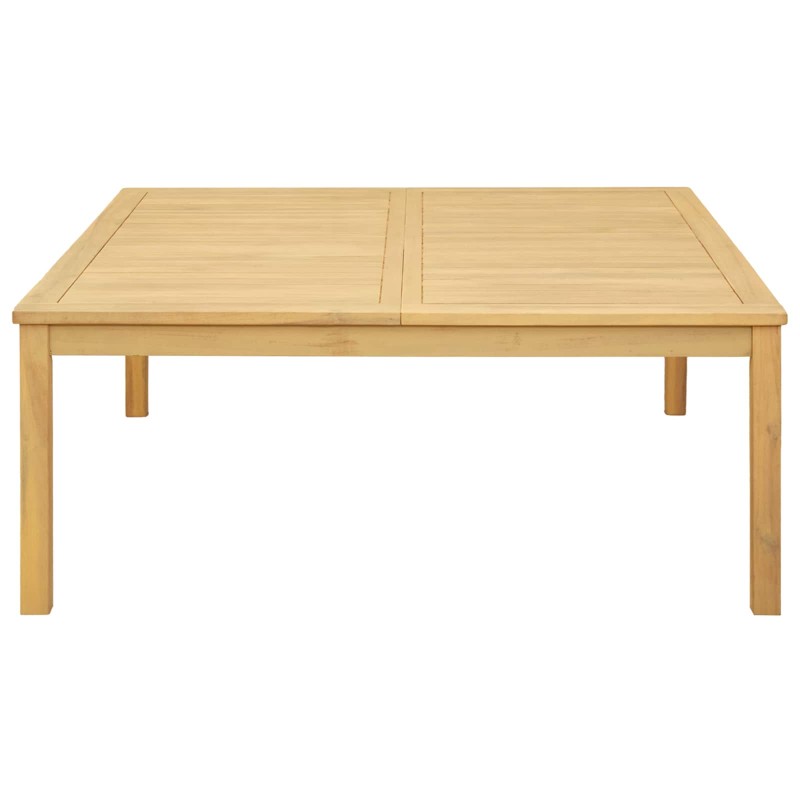 vidaXL Τραπεζάκι σαλονιού Ανοιχτό ακασία 110 x 110 x 45 cm