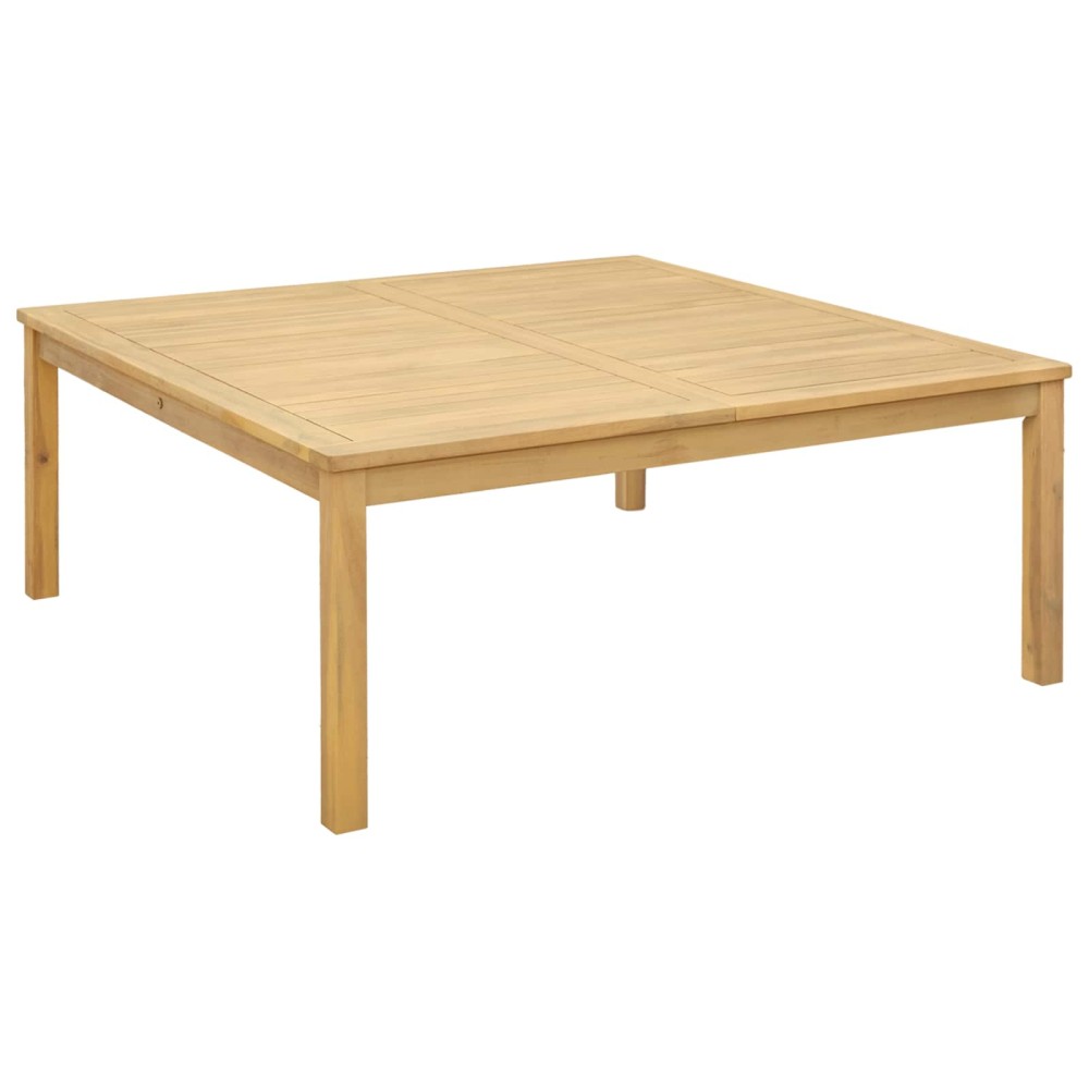 vidaXL Τραπεζάκι σαλονιού Ανοιχτό ακασία 110 x 110 x 45 cm